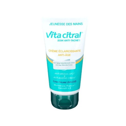 VITA CITRAL SOIN ANTI TACHES CREME ECLAIRCISSANTE MAINS ANTI AGE 75 ML - tunisie
