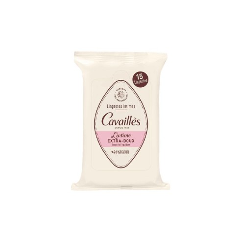 ROGE CAVAILLES LINGETTES INTIMES EXTRA DOUX 15 PIECE - tunisie