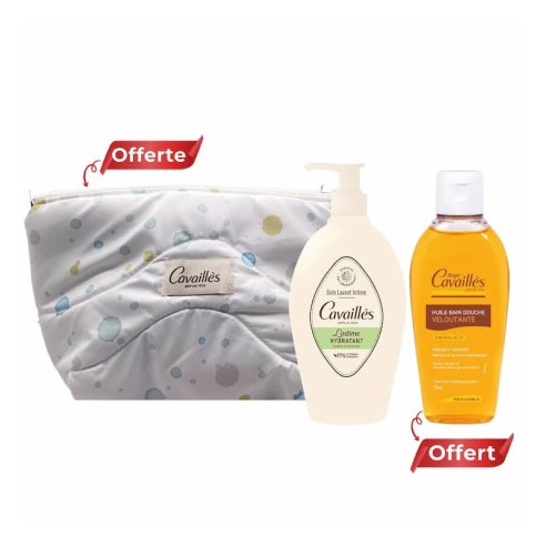 ROGE CAVAILLES TROUSSE SECHERESSE(SOIN INTIME 250ML+HUILE DOUCHE 75ML GRT) - tunisie