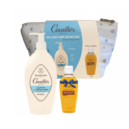 ROGE CAVAILLES TROUSSE BACTERIEN(SOIN INTIME 250ML+HUILE DOUCHE 75 ML GRT) - tunisie