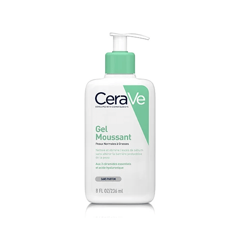 CERAVE GEL MOUSSANT PEAUX NORMALES A GRASSES 236 ML - tunisie