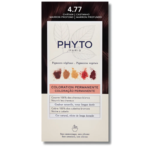 PHYTO COLOR 4.77 CHATAIN MARRRON PROFOND - tunisie