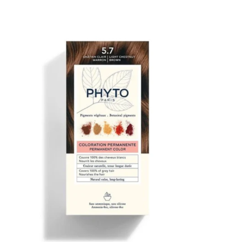 PHYTO COLOR 5.7 CHATAIN CLAIR MARRON - tunisie