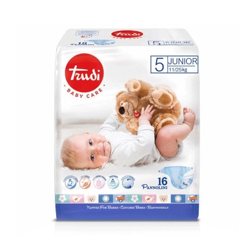 TRUDI BABY COUCHE JUNIOR 11/25KG TAILLE 5 BOITE 16 - tunisie
