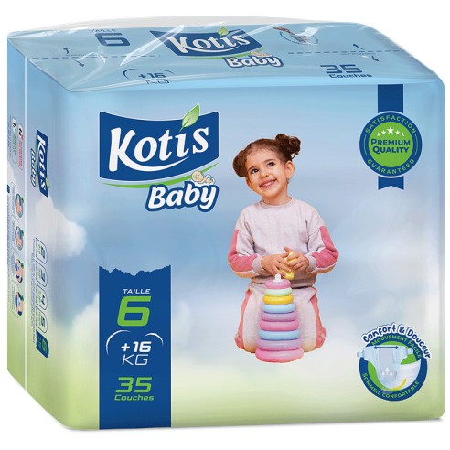 KOTIS COUCHE BEBE TAILLE 6 (+25 KG) - tunisie
