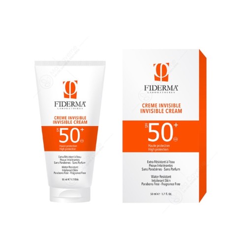FIDERMA ÉCRAN CREME INVISIBLE SPF50+ 50ML - tunisie