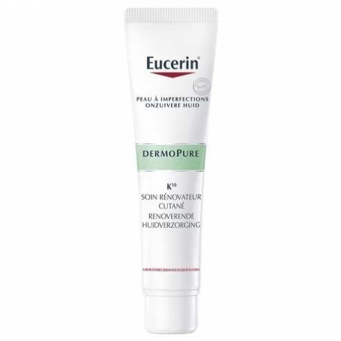 EUCERIN DERMOPURE K10 SOIN RENOVATEUR CUTANE PEAUX A IMPERFECTIONS 40ML - tunisie