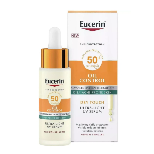 EUCERIN SUN OIL CONTROL ULTRA-LIGHT UV SERUM SPF50+ 30ML - tunisie