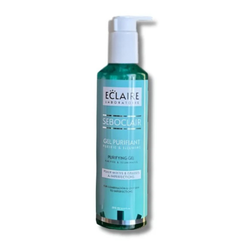 ECLAIRE GEL NETTOYANT PURIFIANT PEAUX MIXTES ET GRASSES 250ML - tunisie