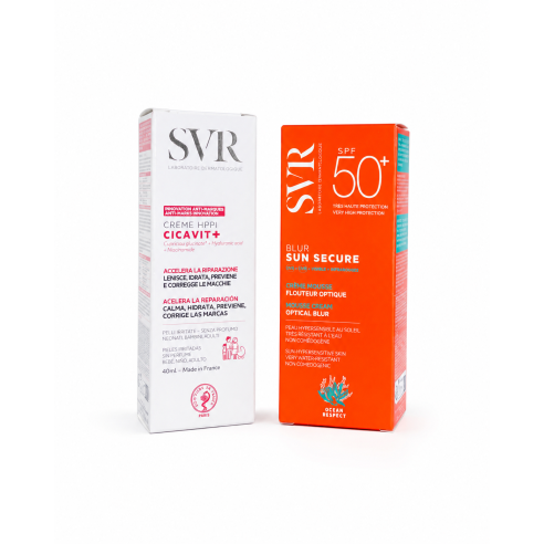 SVR PACK CICAVIT+ CRÈME HPPI 40ML + BLUR SUN SECURE SPF50+ 50ML - tunisie