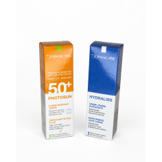 DERMACARE PACK PHOTOSUN SPF50+ 50ML + HYDRALISS 50ML Description courte : - tunisie