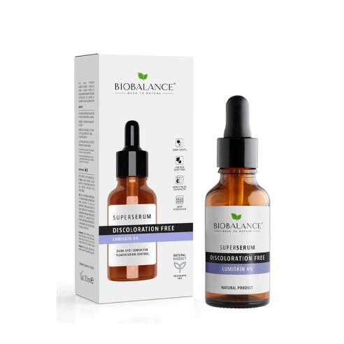 BIOBALANCE SUPER SERUM DISCOLORATION FREE 30ML - tunisie