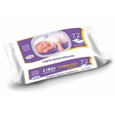 LILAS LINGETTES ULTRA DOUCES 72 PIÈCES - tunisie
