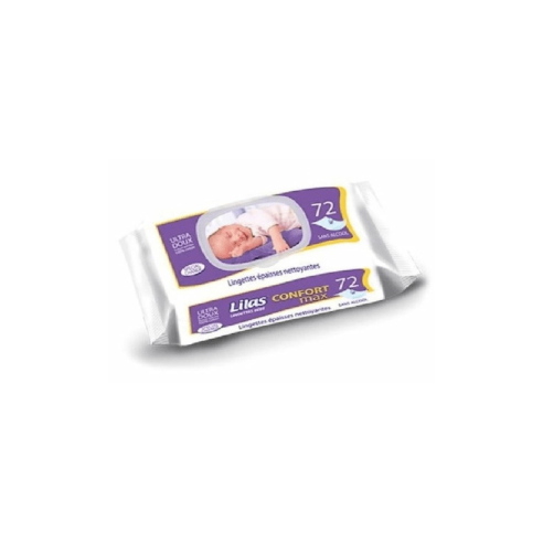 LILAS LINGETTES ULTRA DOUCES 72 PIÈCES - tunisie