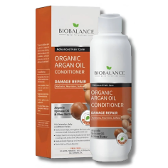 BIOBALANCE APRÈS SHAMPOING ORGANIQUE HUILE D'ARGAN 330 ML - tunisie