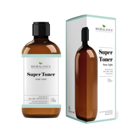 BIOBALANCE SUPER TONER PORE TIGHT ANTI PORES DILATES 250 ML - tunisie
