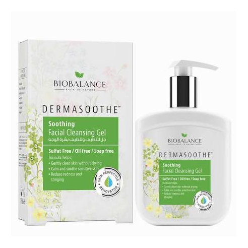 BIOBALANCE DERMASOOTHE GEL NETTOYANT APAISANT 250ML - tunisie