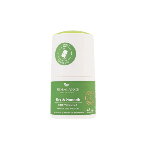 BIOBALANCE DRY&SMOOTH ROLL ON ANTI REPOUSSE 48H 50ML - tunisie