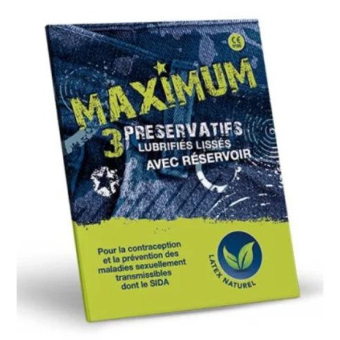 MAXIMUM PRÉSERVATIF VERT BT/3 - tunisie