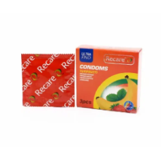 RECARE PRÉSERVATIF COLOUR FRUIT 3 PCS - tunisie