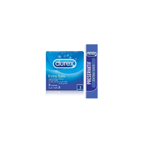 DUREX PRÉSERVATIF EXTRA SAFE BT/3 - tunisie