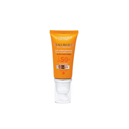 L'ORAMEL HYALURO SUN ÉCRAN INVI HYDRATANT PEAUX NORMALES À MIXTES SPF50+ 40 ML - tunisie