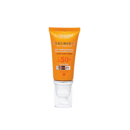 L'ORAMEL HYALURO SUN ÉCRAN INVI HYDRATANT PEAUX NORMALES À MIXTES SPF50+ 40 ML - tunisie