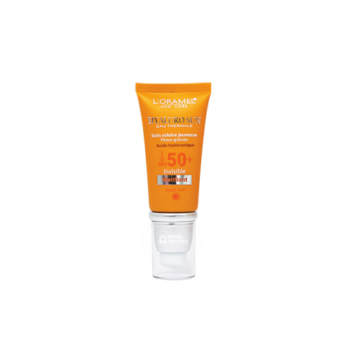 L'ORAMEL HYALURO SUN ÉCRAN INVI MATIFIANTE PEAUX GRASSES SPF50+ 40 ML - tunisie