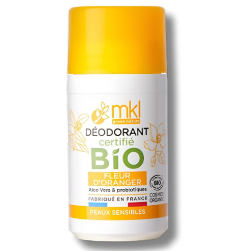 MKL DÉODORANT BIO FLEUR D'ORANGER ROLL-ON 50 ML - tunisie