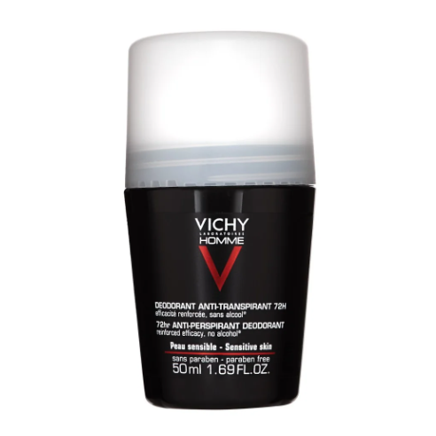 VICHY HOMME DÉODORANT ANTI-TRANSPIRANT PEAU SENSIBLE 50 ML - tunisie