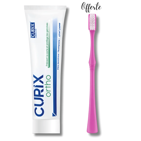 CURIX DENTIFRICE ORTHO + BROSSE A DENTS - tunisie