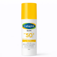 CETAPHIL SUN FACE FLUID TEINTÉ SPF 50+ 50 ML - tunisie