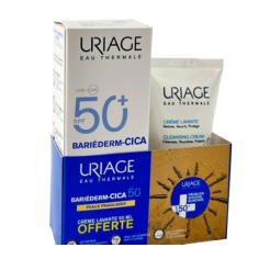 URIAGE COFFRET BARIEDERM CICA-CREME SPF50+ +CREME LAVANTE 50ML - tunisie